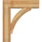Ekena Millwork Thorton Block Rough Sawn Bracket w/ Offset Brace, Western Red Cedar, 8"W x 28"D x 32"H BKT0806X28X32THR05RWR - alternate 4